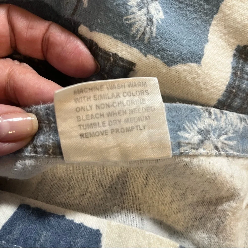 Flat full size sheet 100% cotton flannel made in Portugal